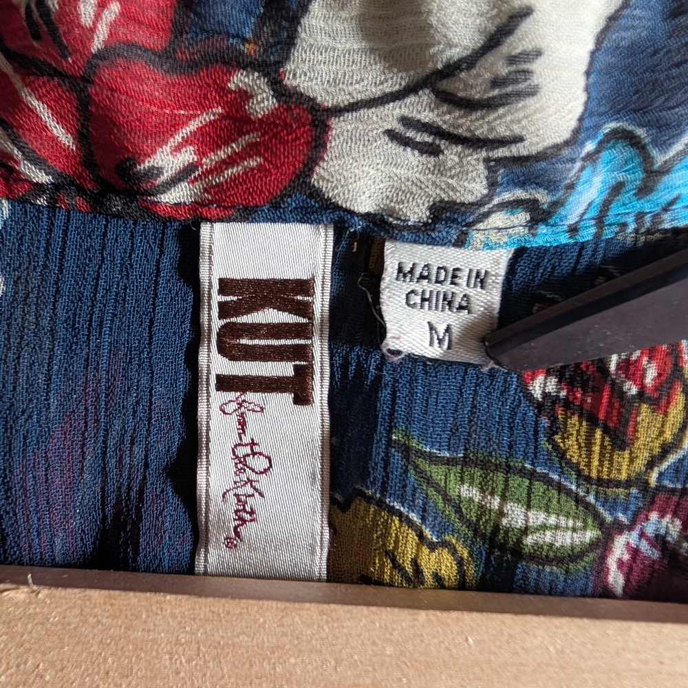 Kut from the Kloth Multicolor Floral Blouse - Picture 9 of 11